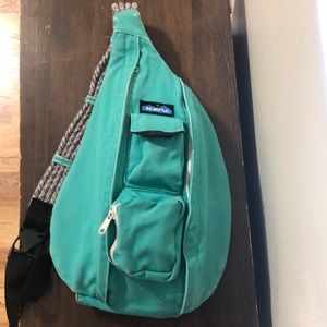 Kavu Teal/Green Rope Sling Bag